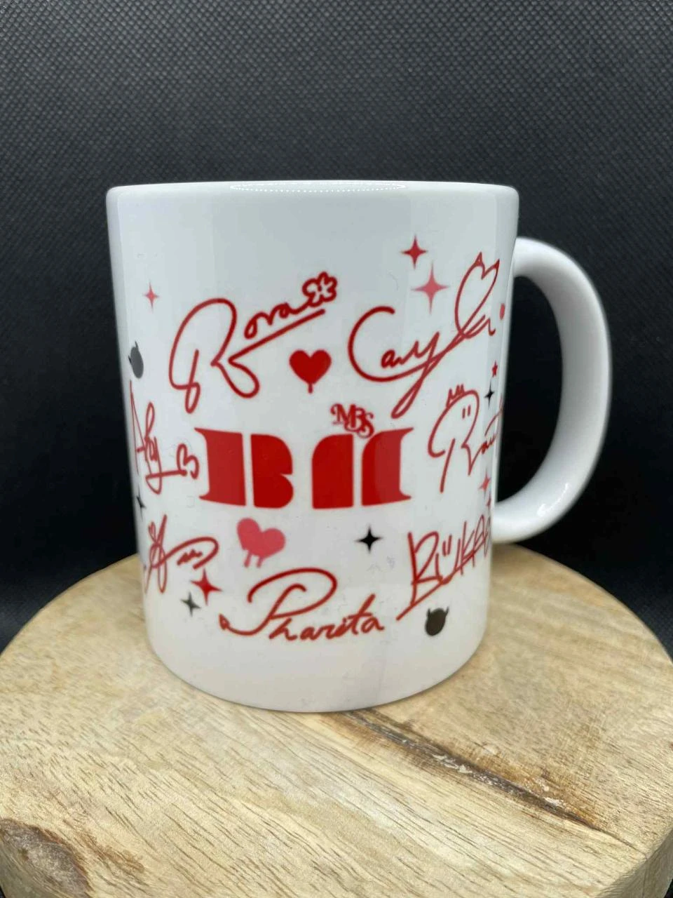 ☕ Keramische Mok – BABYMONSTER 🎤🖤 – photo 3